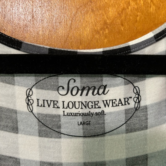 Soma Gingham Tunic Tank size L - Picture 6 of 8